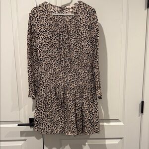 Rebecca Taylor Elegant Leopard Print Dress